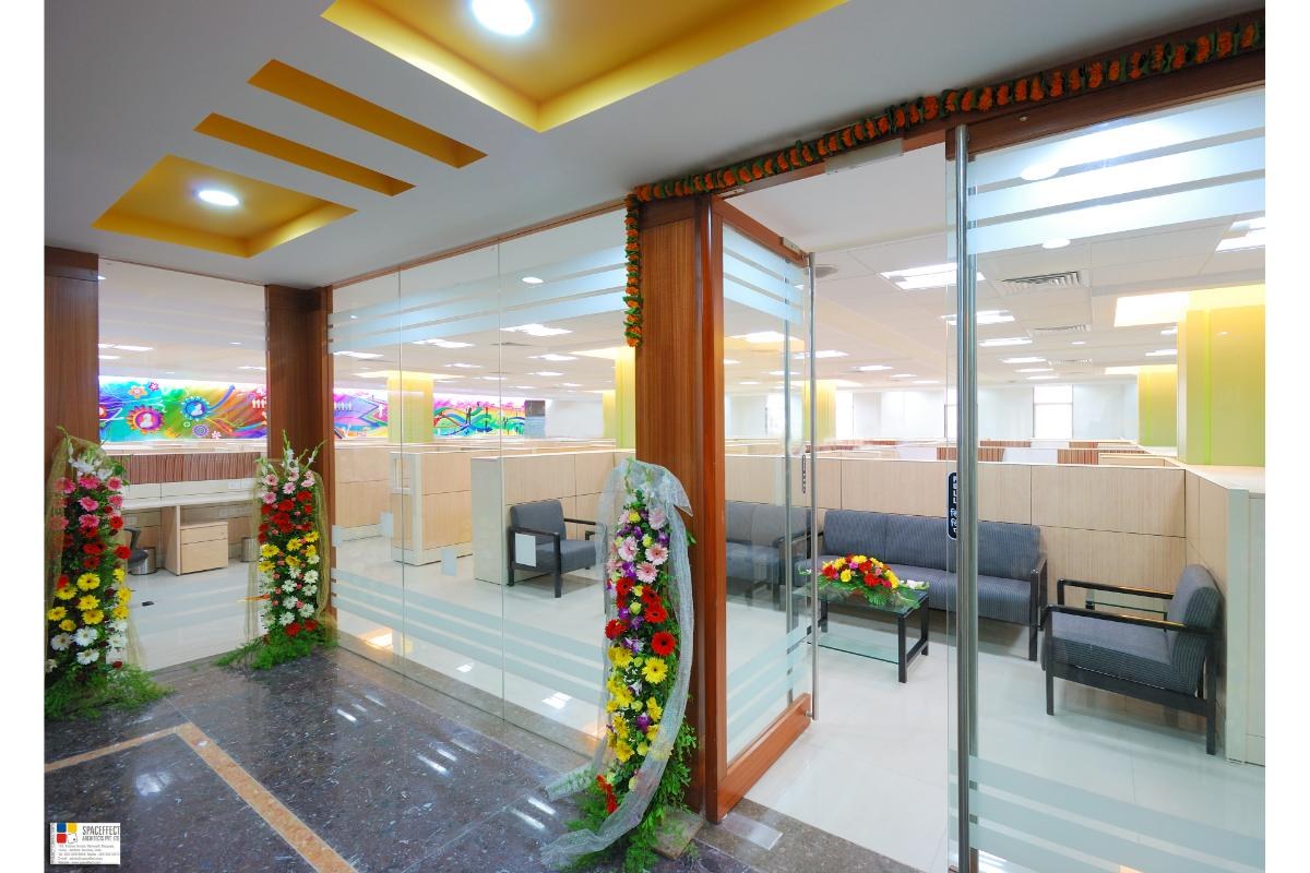 Corporate Office — Wood & Mural